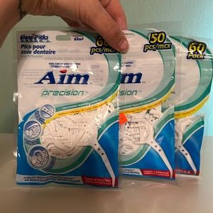 Aim Precision Floss Picks 3 Pack